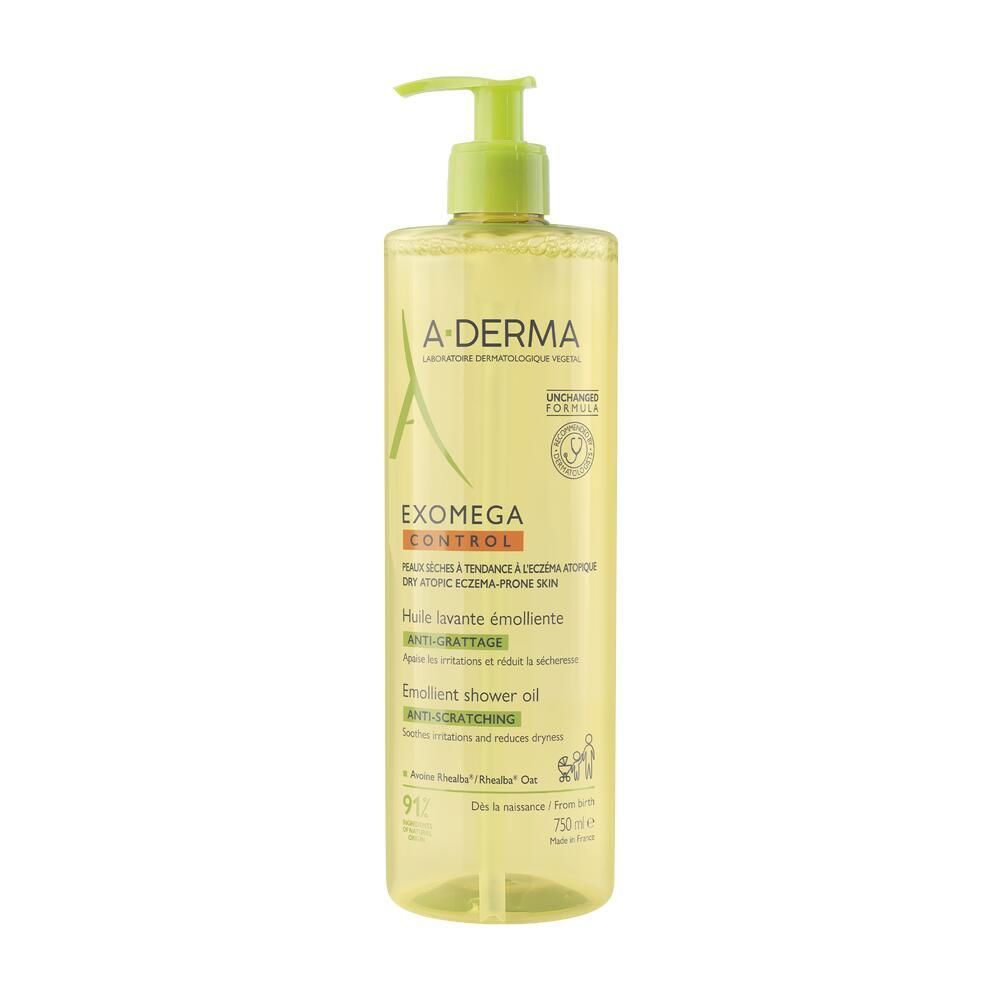 A.DERMA Exomega Control Huile lavante émolliente Anti-grattage