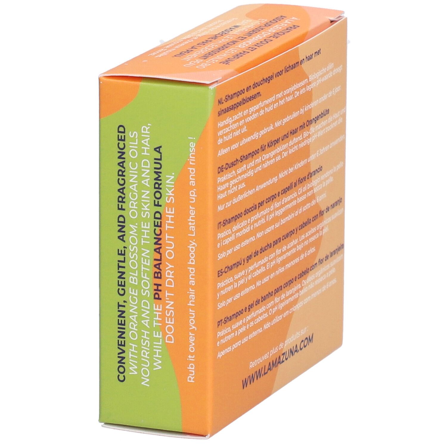 Lamazuna Shampoing-Douche Solide 2en1,