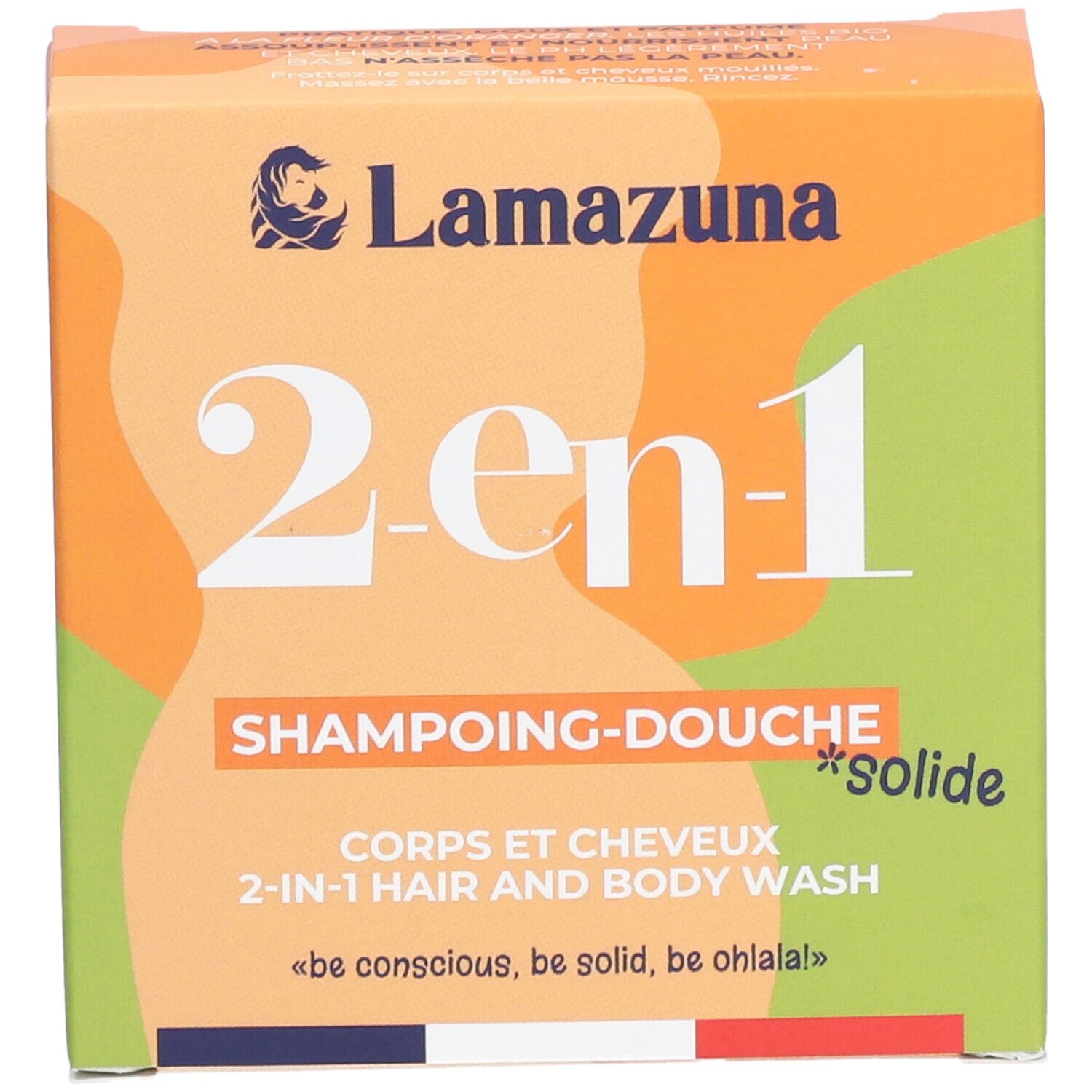 Lamazuna Shampoing-Douche Solide 2en1,