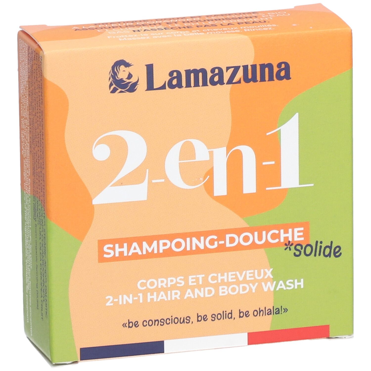 Lamazuna Shampoing-Douche Solide 2en1,