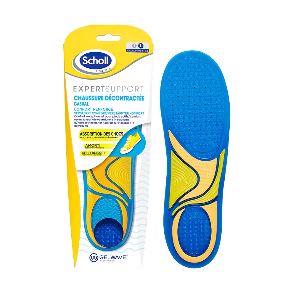 Semelles Expert Support Chaussures Décontractées - Taille Large 40 à 46.5 