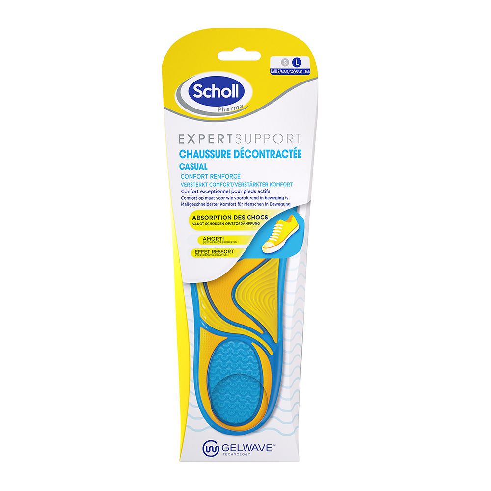 Semelles Expert Support Chaussures Décontractées - Taille Large 40 à 46.5 