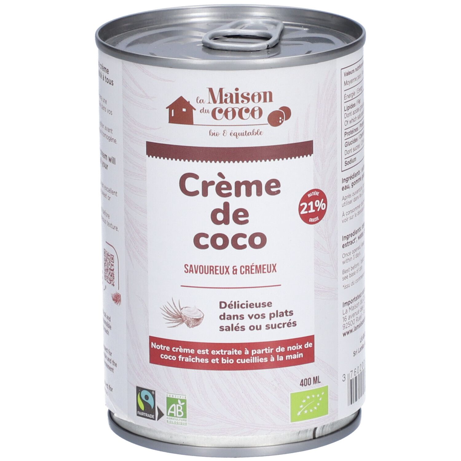 La Maison Du Coco Creme De Noix De Coco