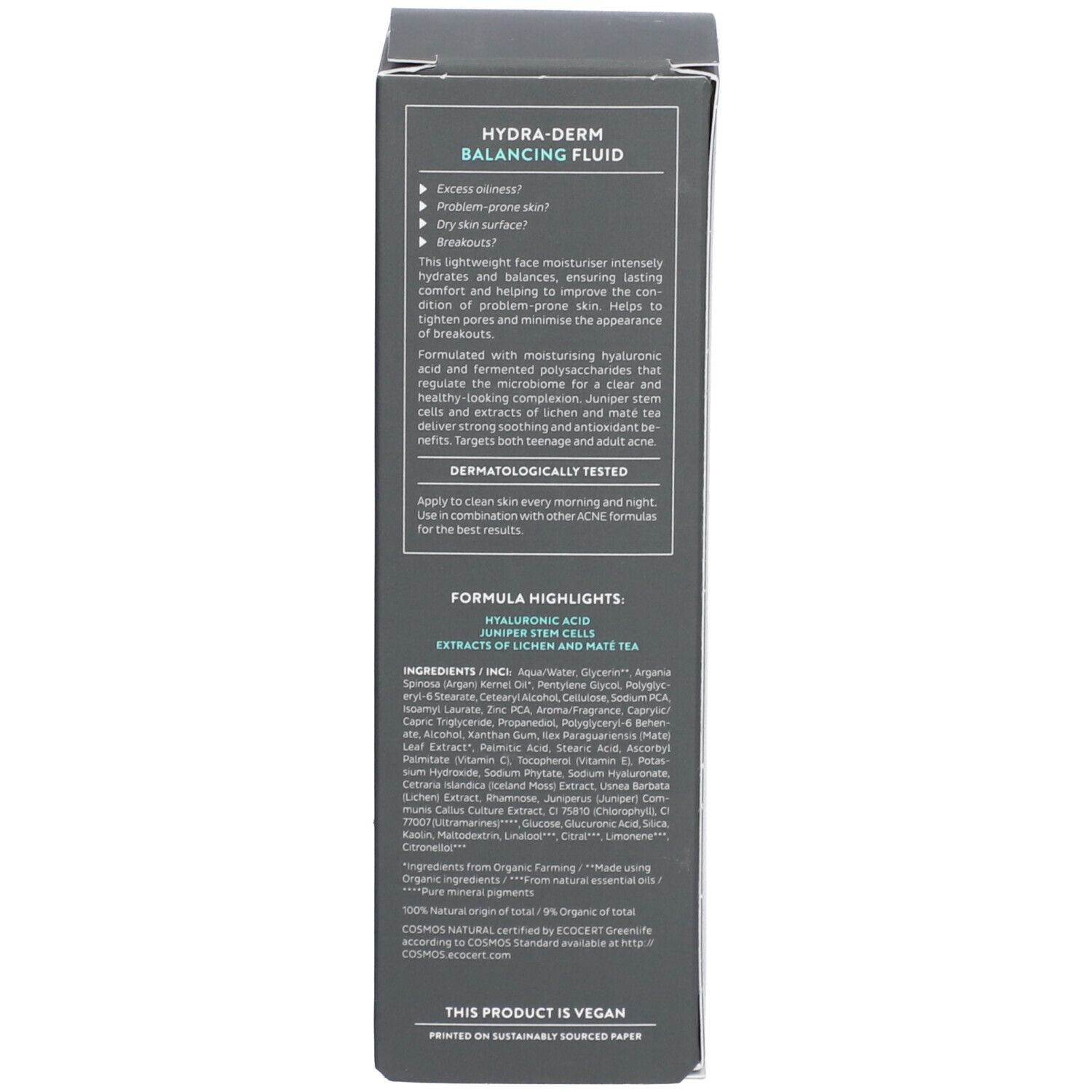 MADARA Hydra Derm Acné Fluide Équilibrant