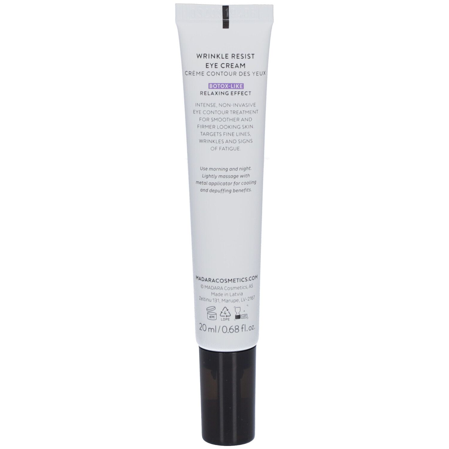 Mádara TIME MIRACLE Wrinkle Resist Eye Cream, Sans applicateur