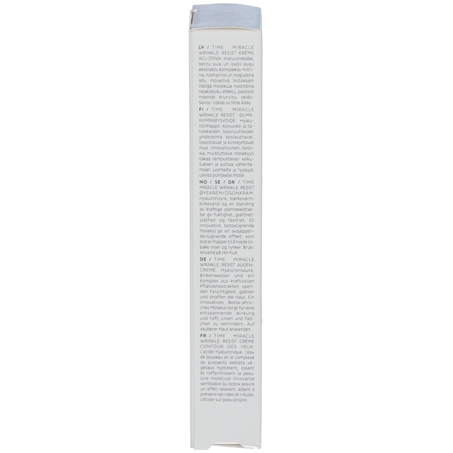 Mádara TIME MIRACLE Wrinkle Resist Eye Cream, Sans applicateur