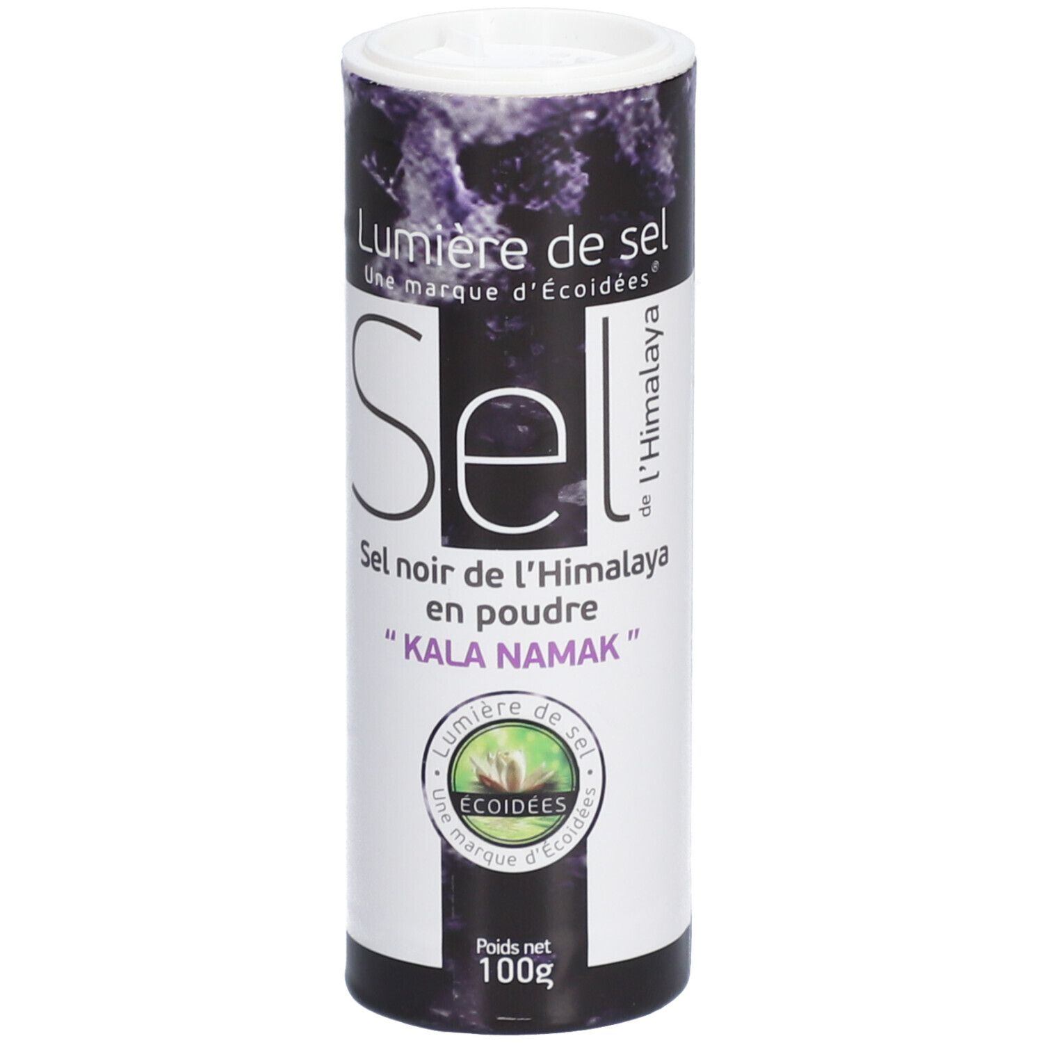 Lumière de sel Sel noir de l'Himalaya en poudre