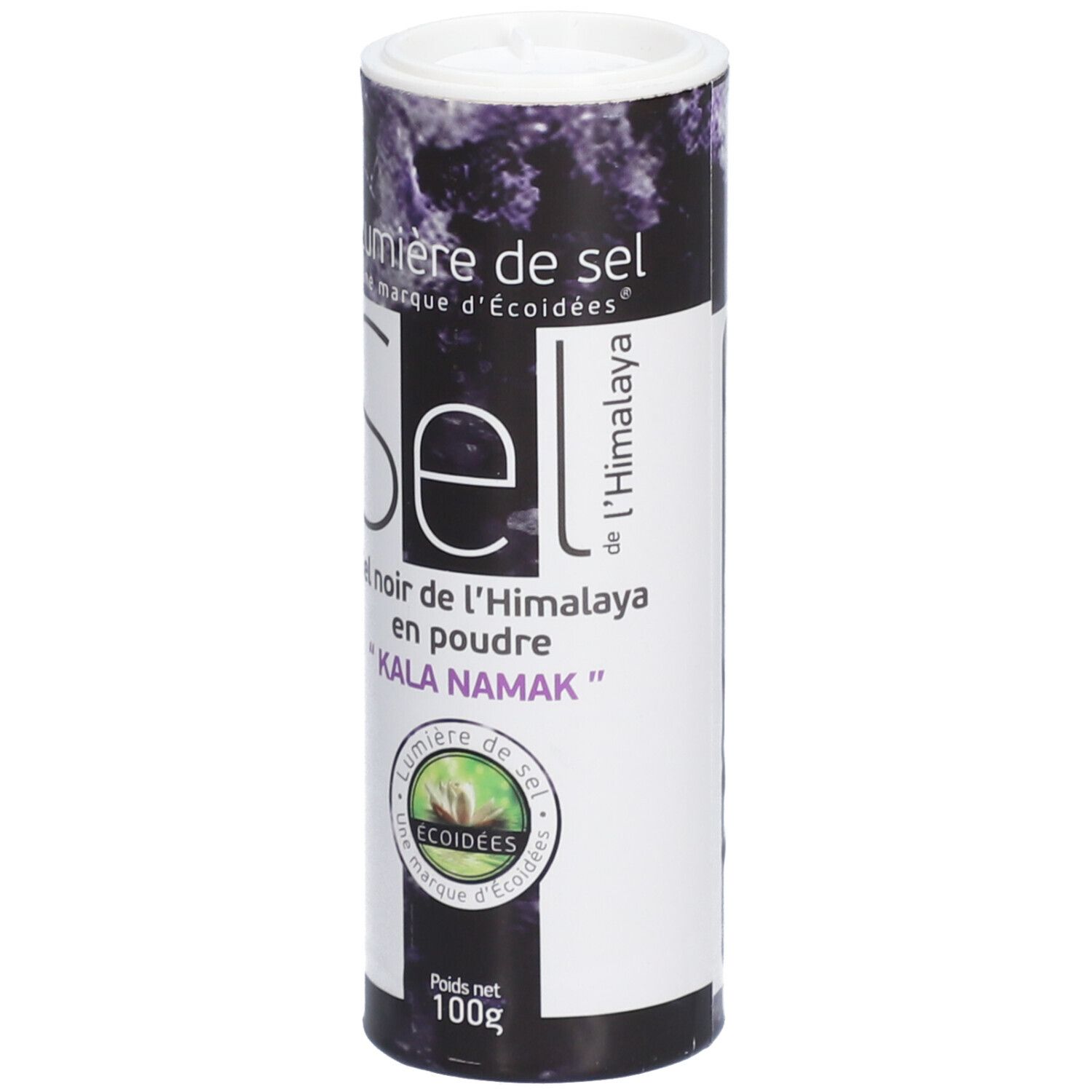 Lumière de sel Sel noir de l'Himalaya en poudre