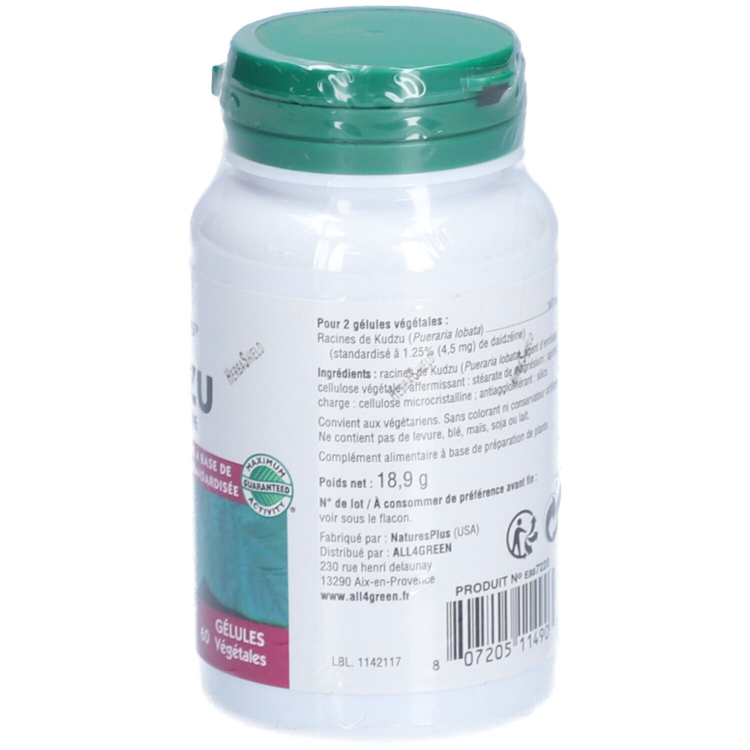 NaturesPlus® HERBALactives® Kudzu