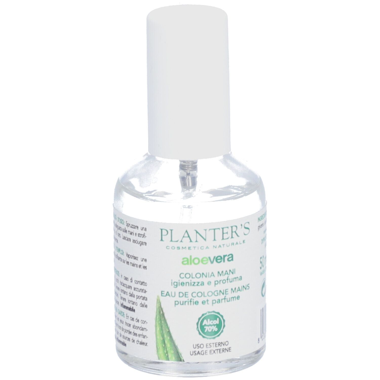 Planter's Eau de Cologne Mains Aloe Vera – Purifie et Parfume