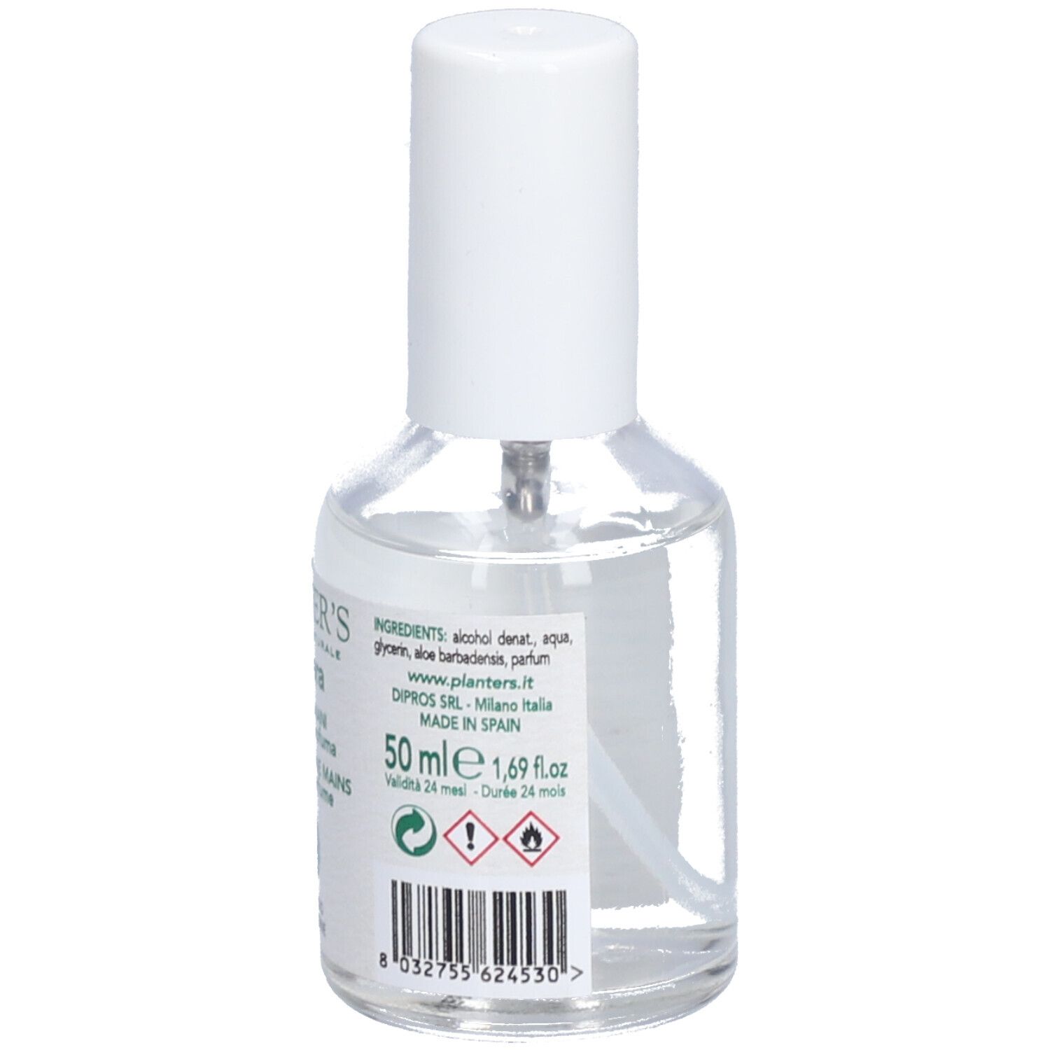 Planter's Eau de Cologne Mains Aloe Vera – Purifie et Parfume