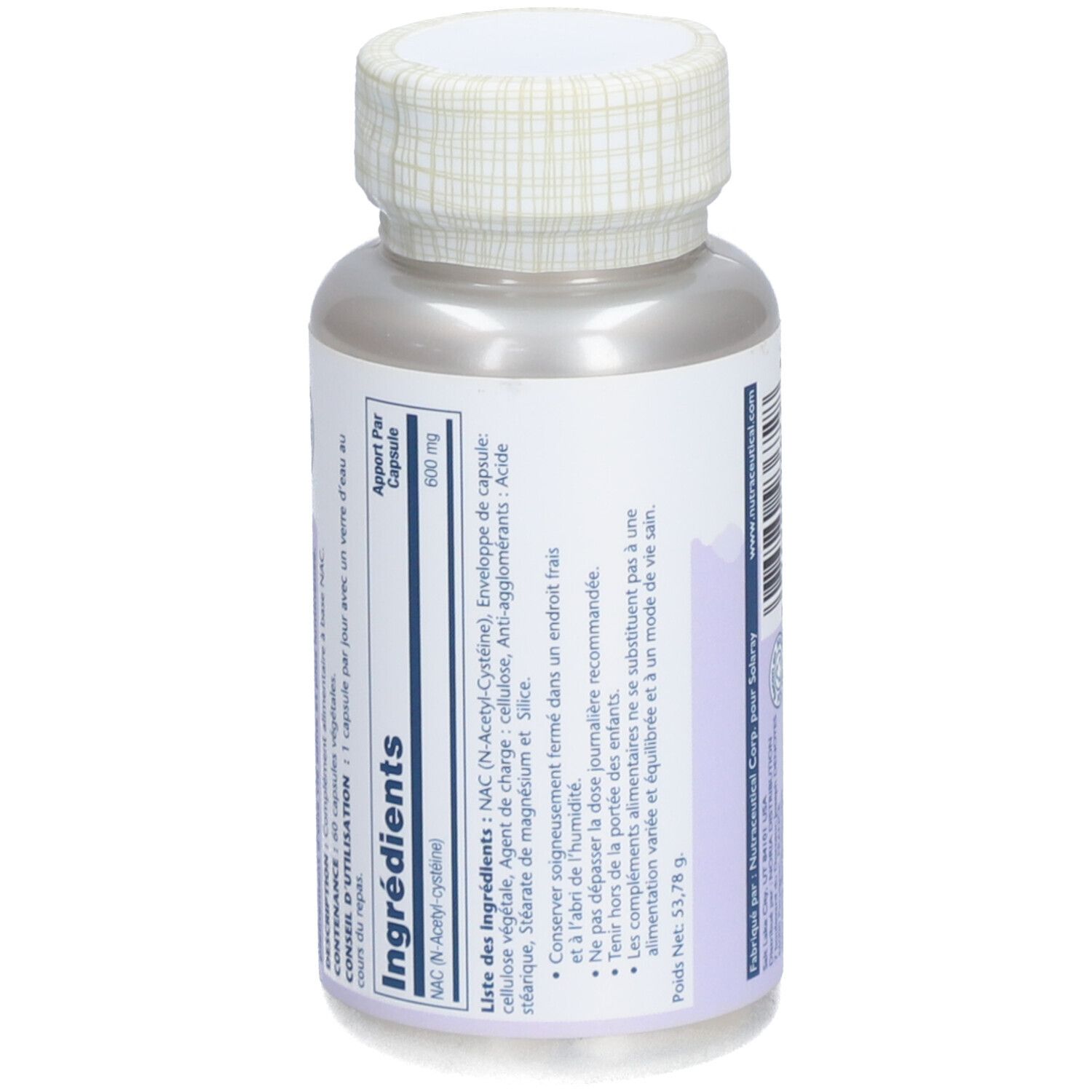 Solaray® NAC 600 mg