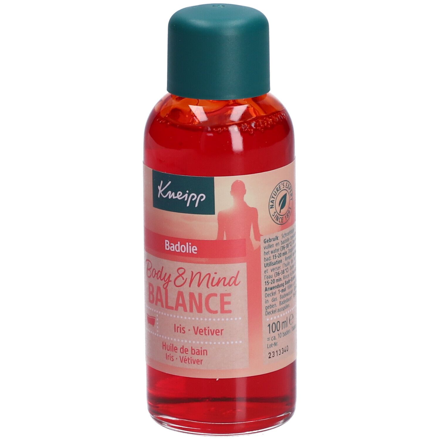 KNEIPP Huile de bain Body & Mind Balance Iris - Vétiver