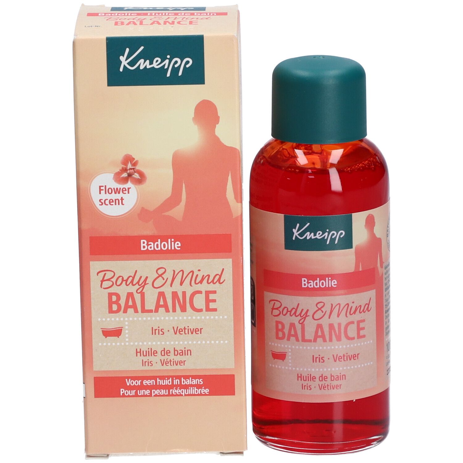 KNEIPP Huile de bain Body & Mind Balance Iris - Vétiver