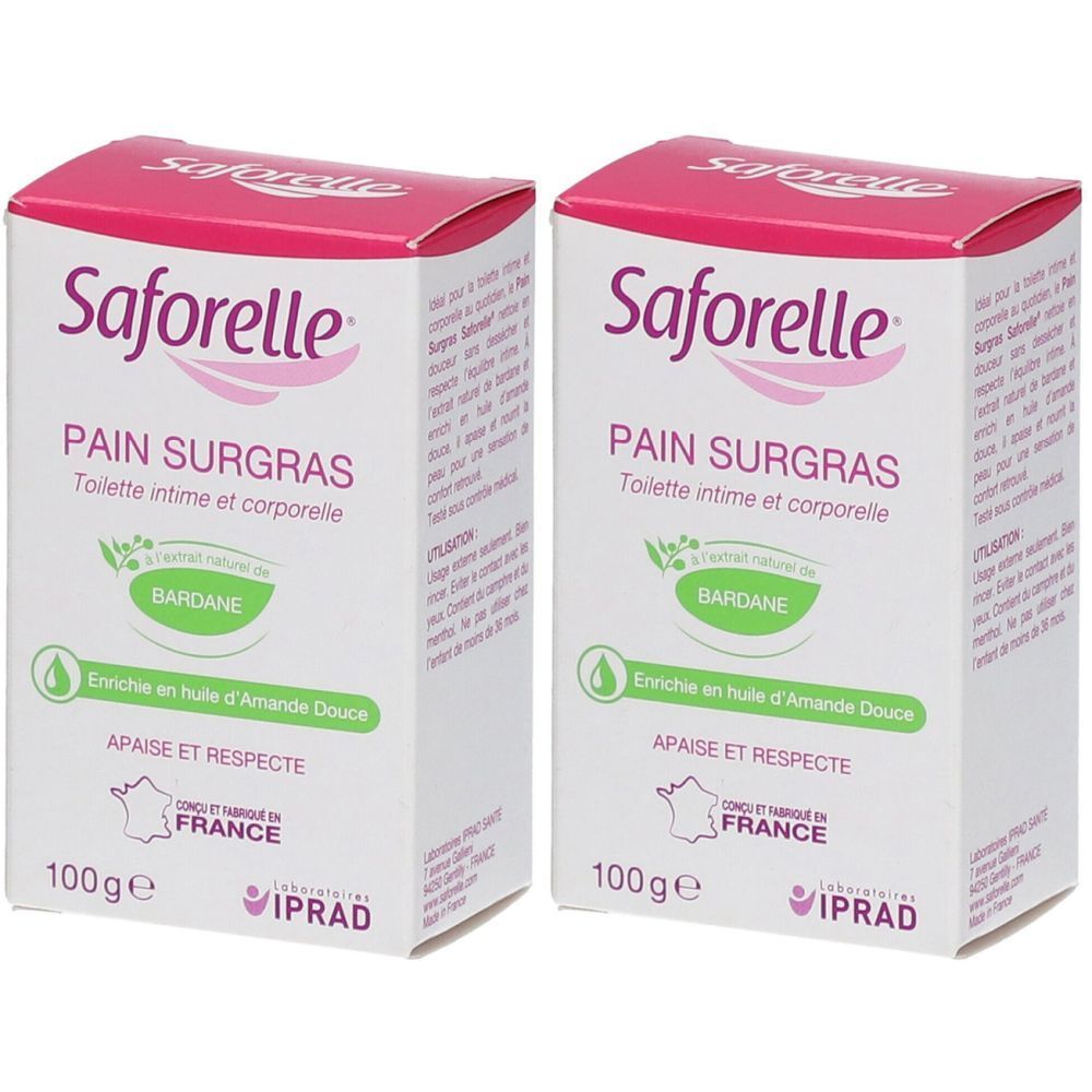 Saforelle® Pain de toilette surgras