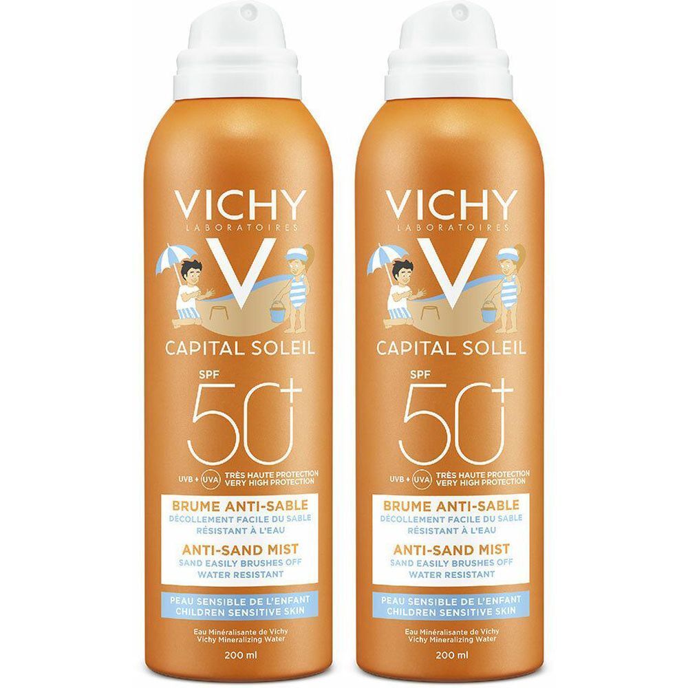 VICHY Capital Soleil Brume anti-sable enfants SPF50+ x2