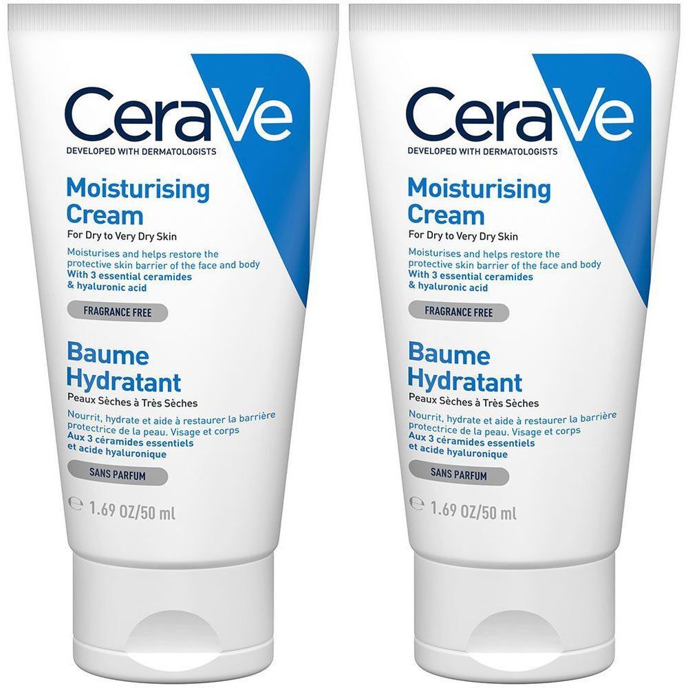 CeraVe Baume Hydratant visage et corps pour les peaux sèches à très sèches 50 ml