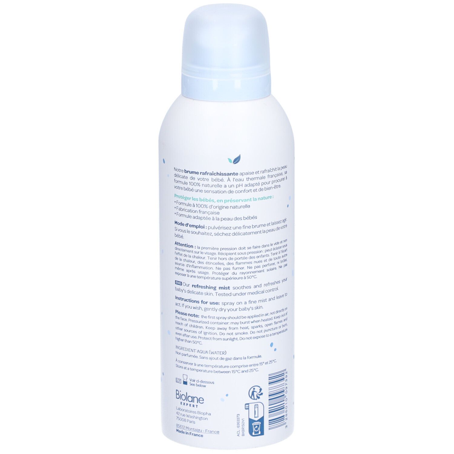 Biolane Expert Brume Rafraîchissante