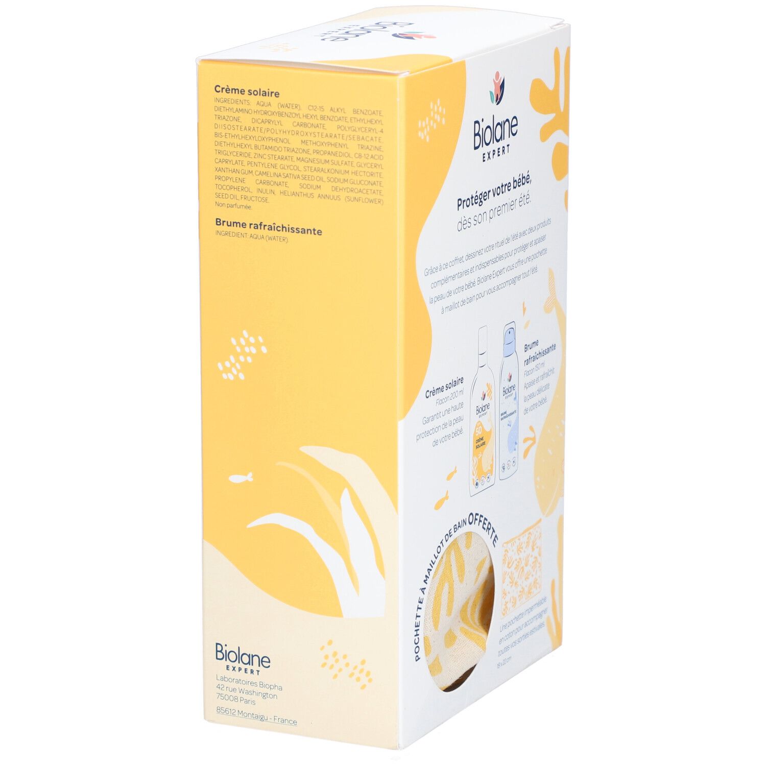 Biolane Expert Crème Solaire SPF50 + Brume Rafraîchissante