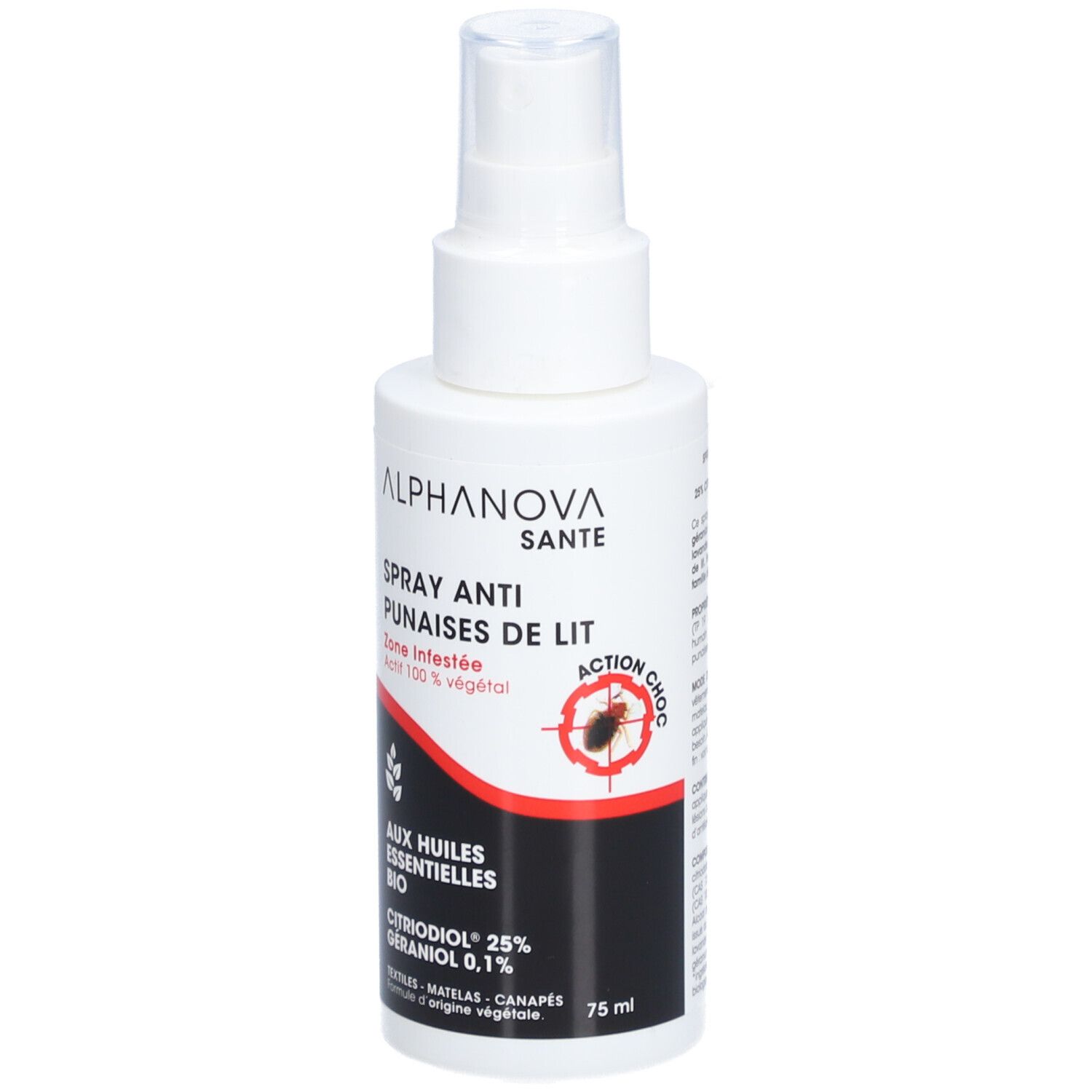 Alphanova Spray Anti-Punaises de Lit