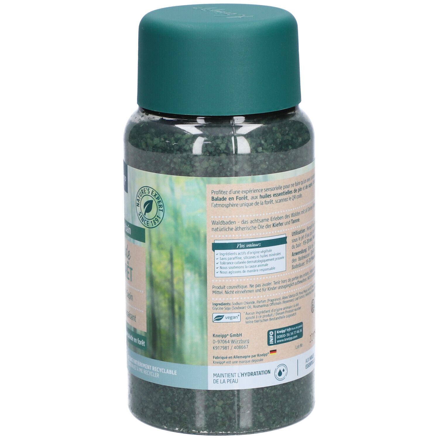 KNEIPP - Sel de Bain Balade en Forêt au Pin et Sapin