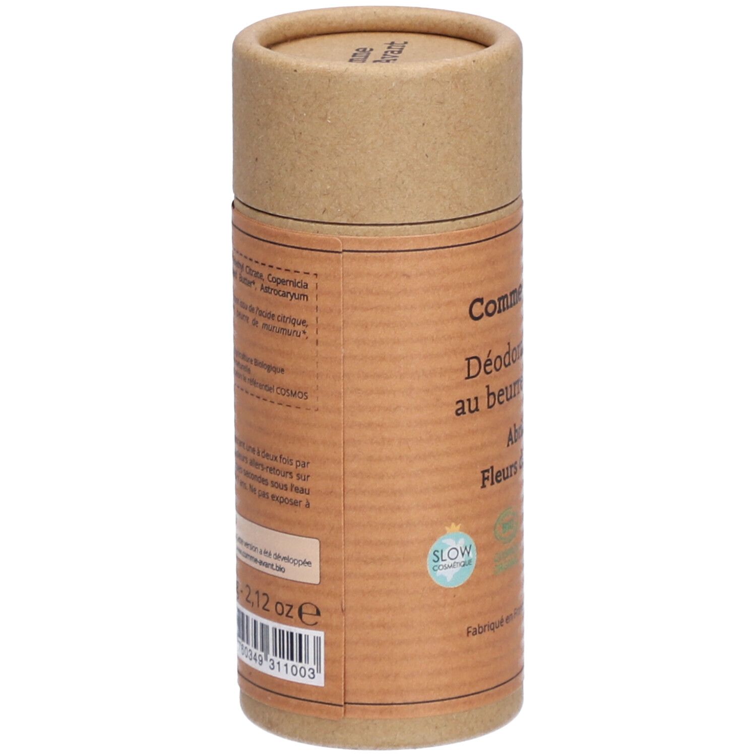 Comme Avant® Déodorant solideau beurre de cacao bio - Abricot & fleur de cerisier