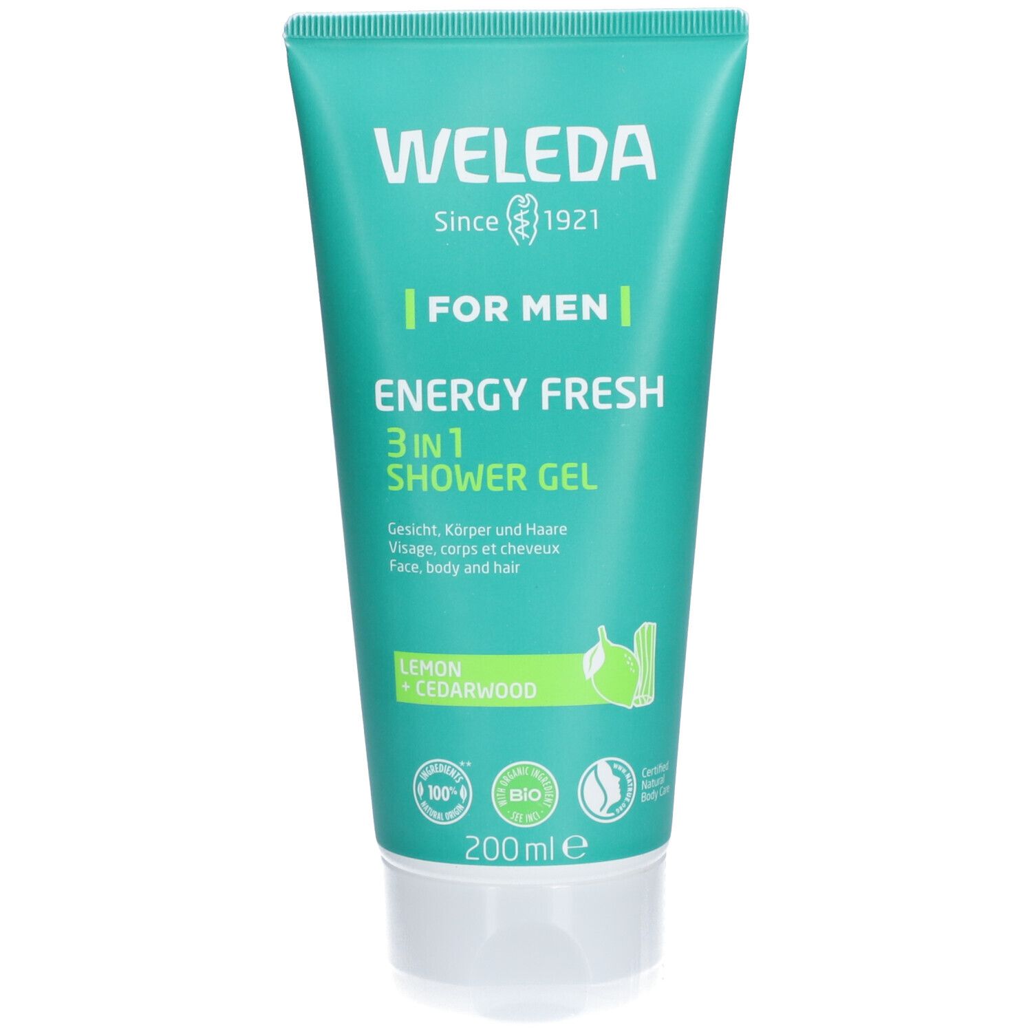 WELEDA FOR MEN Gel Douche 3en1 Energy Fresh