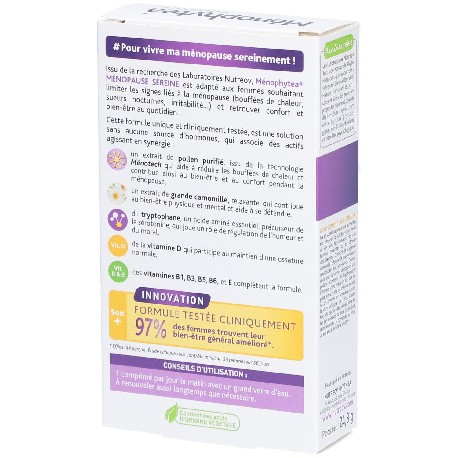 Ménophytea Équilibre Ménopause Sereine Sans Hormones