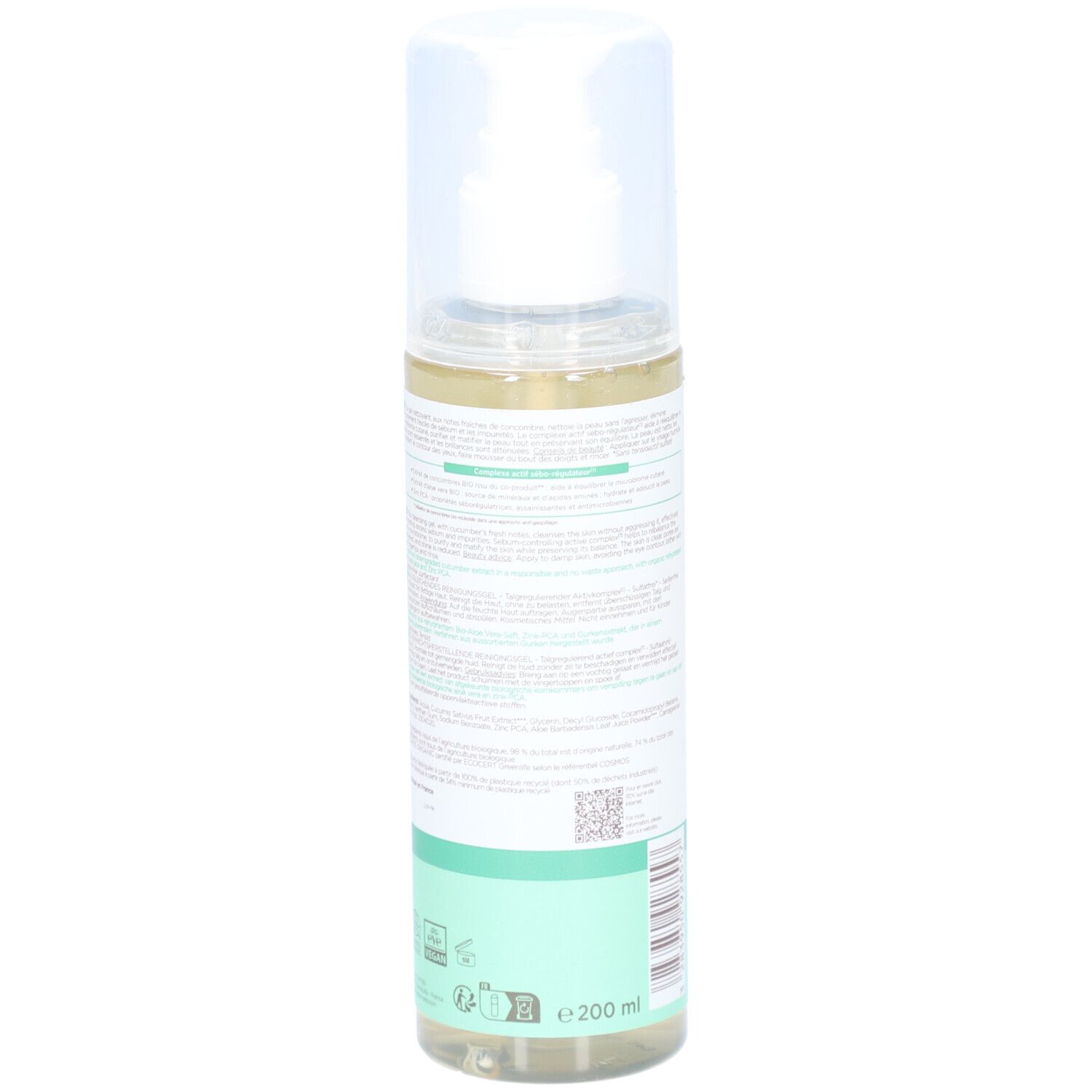 CATTIER Dermo Gel Nettoyant Rééquilibrant