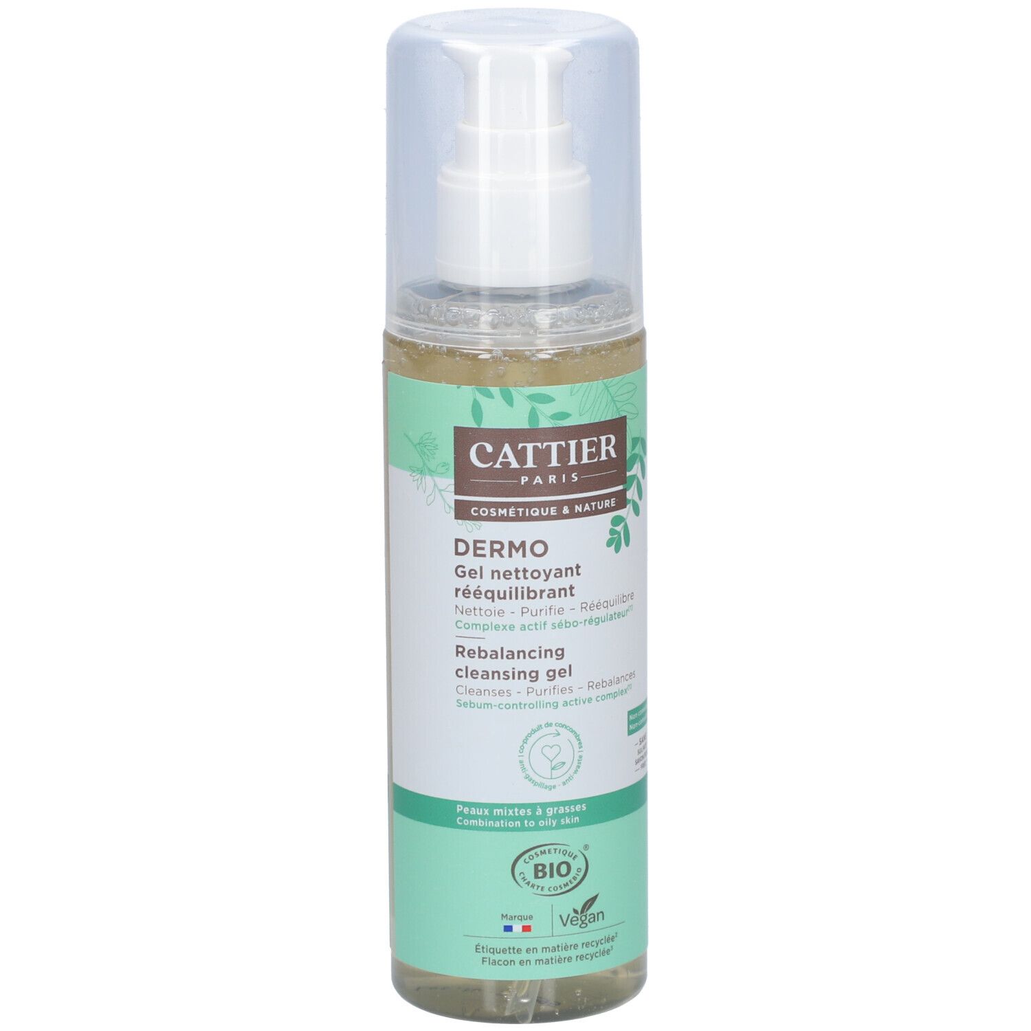 CATTIER Dermo Gel Nettoyant Rééquilibrant