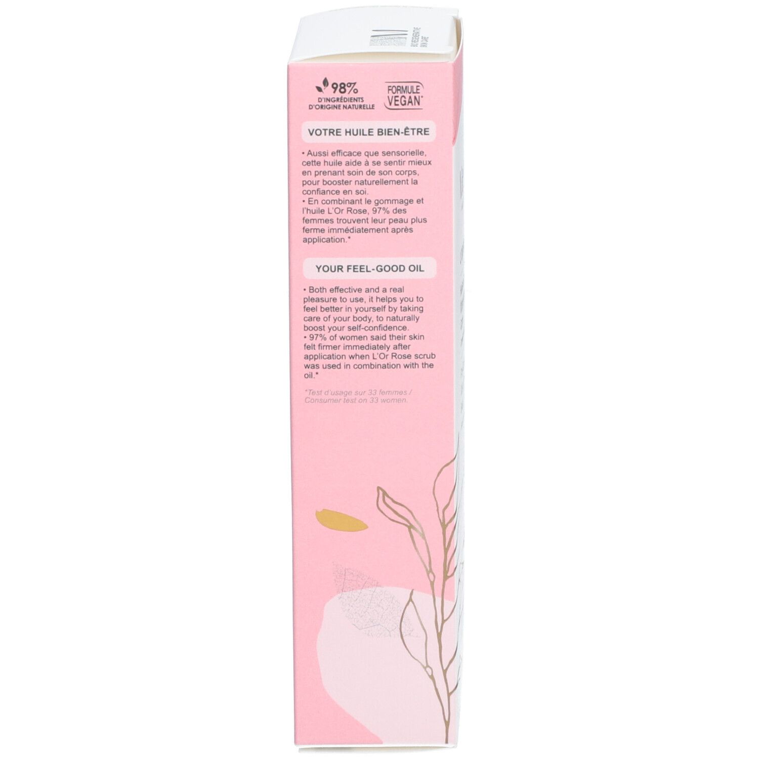 Melvita L'Or Rose Huile Sèche Lift Pro-Fermeté Corps Bio