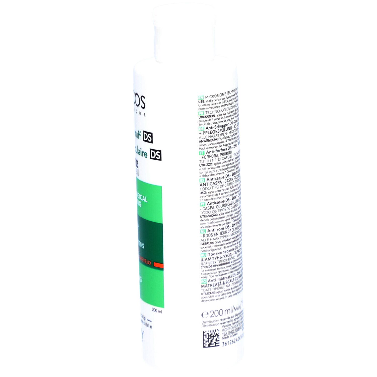 DERCOS Shampooing Anti-pelliculaire DS 2 en 1