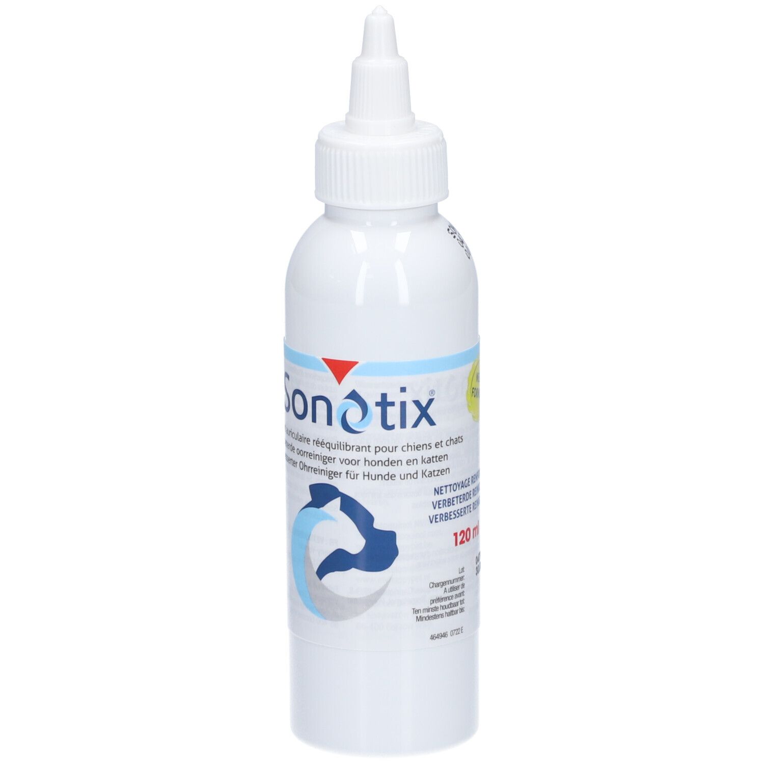 Vetoquinol Sonotix - Nettoyant auriculaire rééquilibrant pour chiens