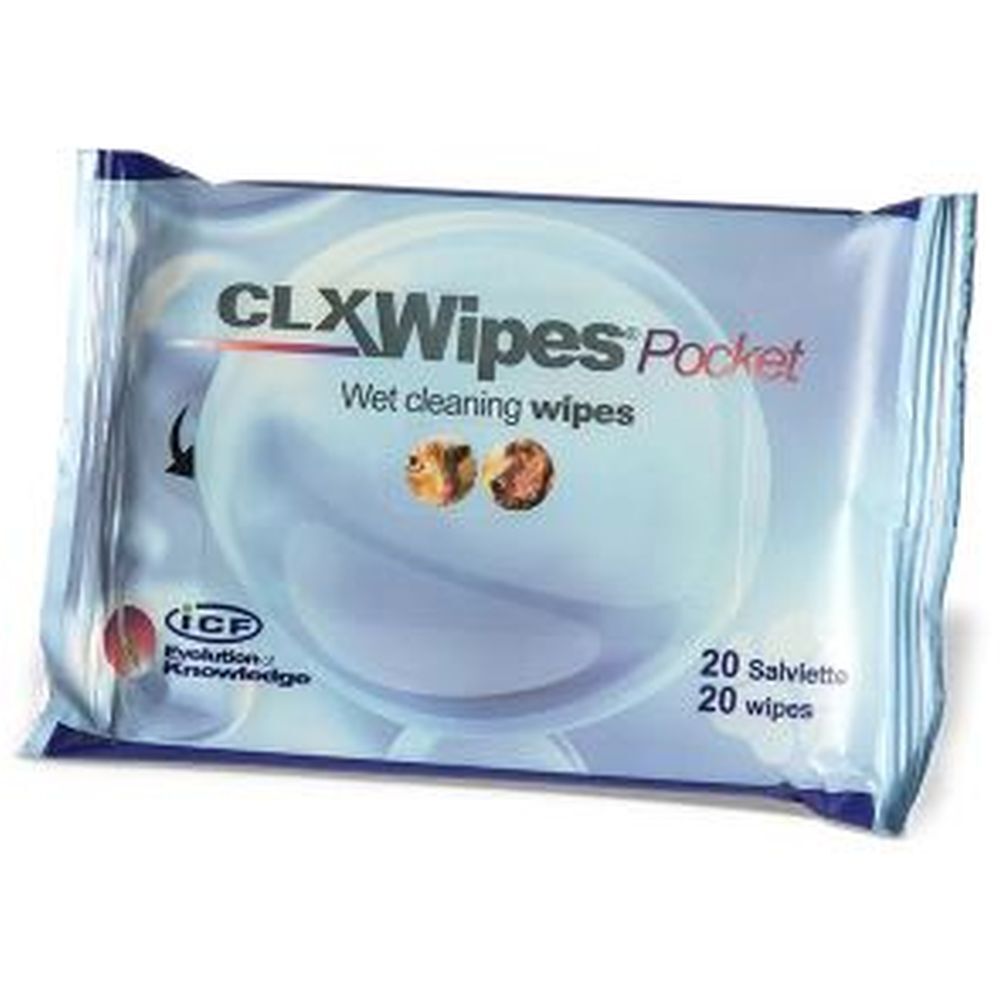 CLX Wipes® Pocket - Lingettes nettoyantes humides pour chiens et chats