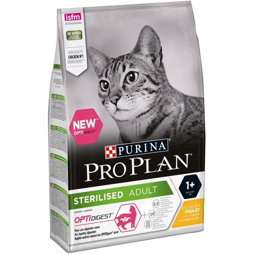 PRO PLAN® DELICATE DIGESTION Sterilised Adult Cat Riche en Poulet