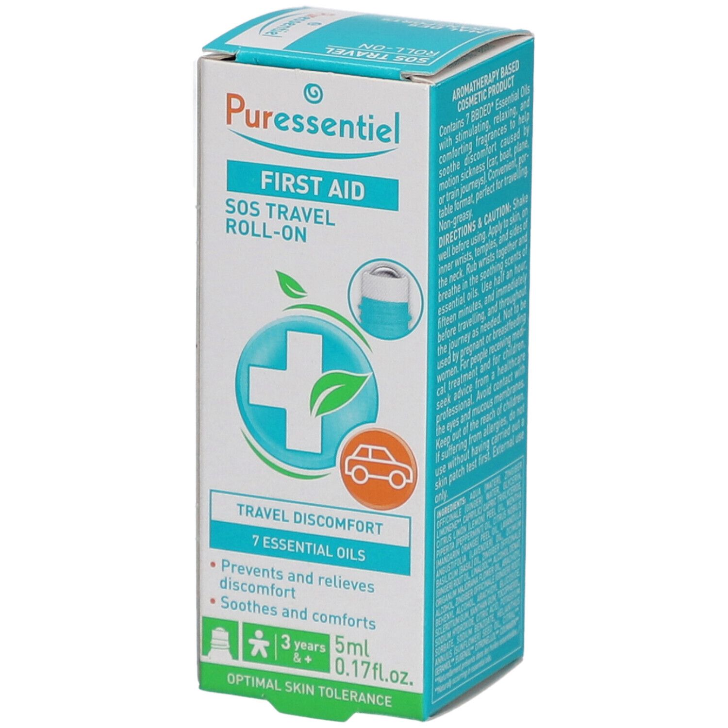 Puressentiel Roller Bien-Être Mal des Transports aux 7 Huiles Essentielles