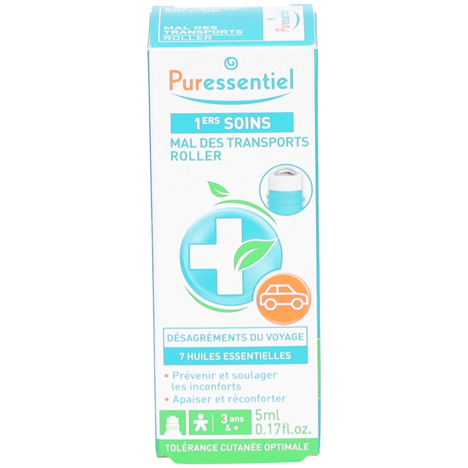Puressentiel Roller Bien-Être Mal des Transports aux 7 Huiles Essentielles