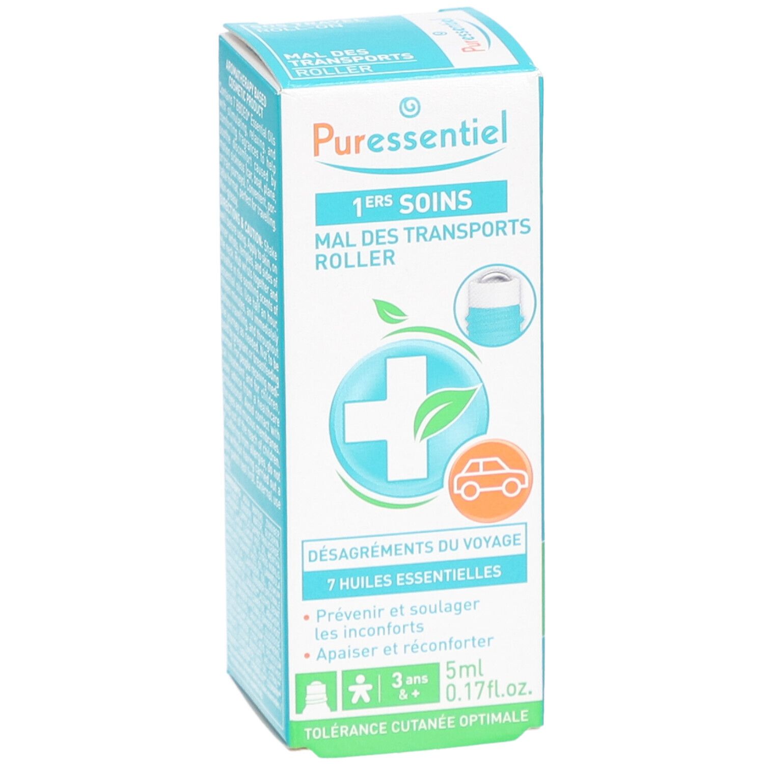 Puressentiel Roller Bien-Être Mal des Transports aux 7 Huiles Essentielles