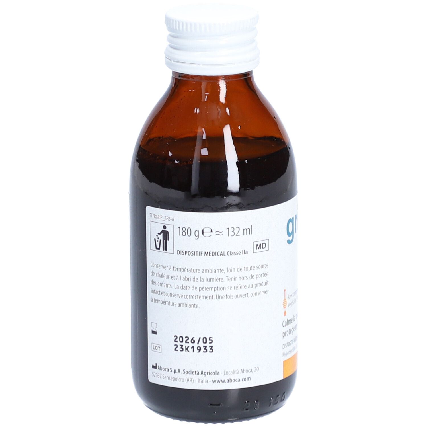GRINTUSS Pediatric Sirop pour la toux 1 an et +