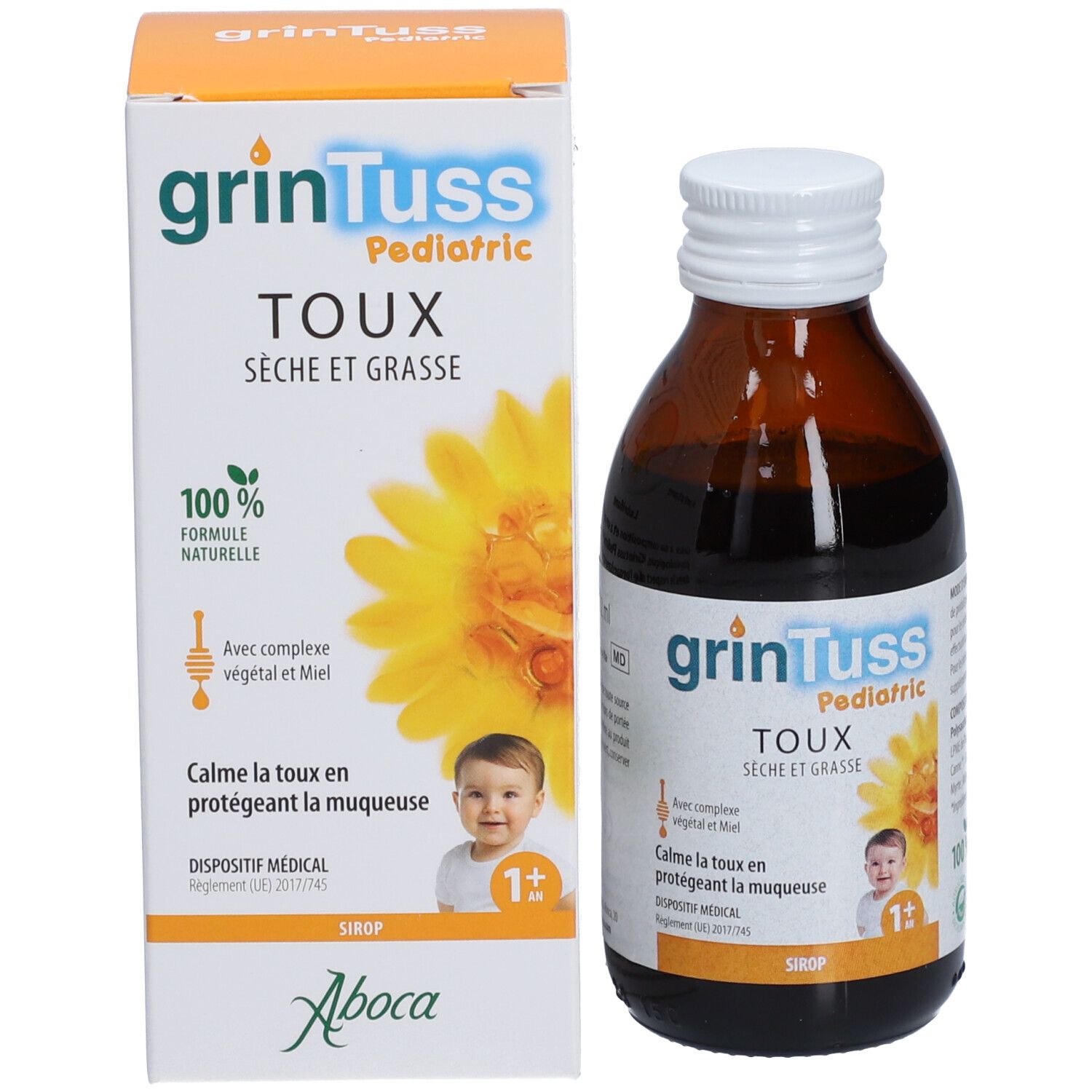 GRINTUSS Pediatric Sirop pour la toux 1 an et +