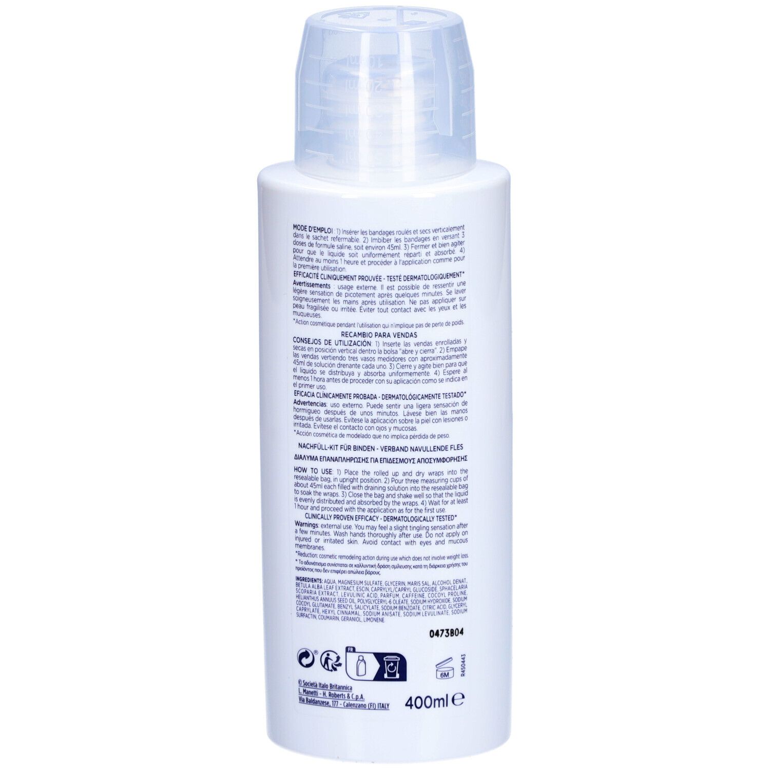 Somatoline Cosmetic Recharge Bandages Solution