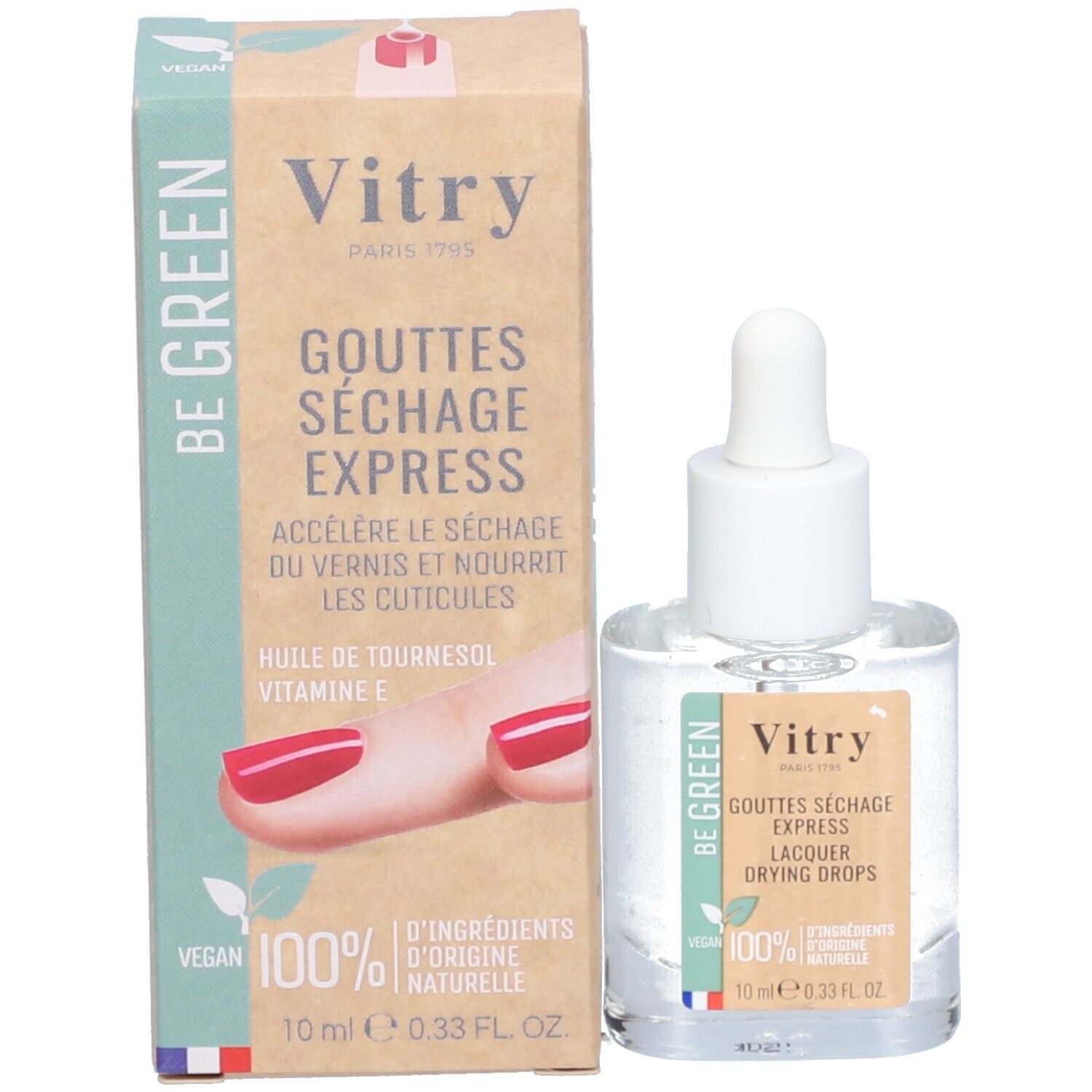 VITRY Vernis Be green Gouttes séchage express