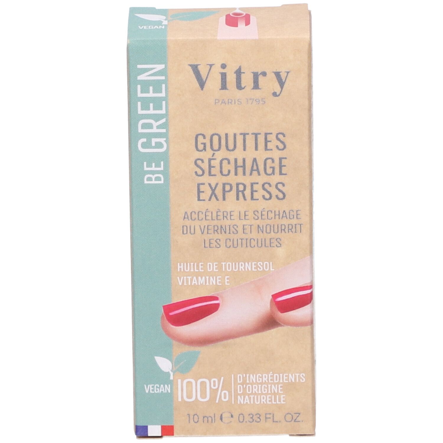 VITRY Vernis Be green Gouttes séchage express
