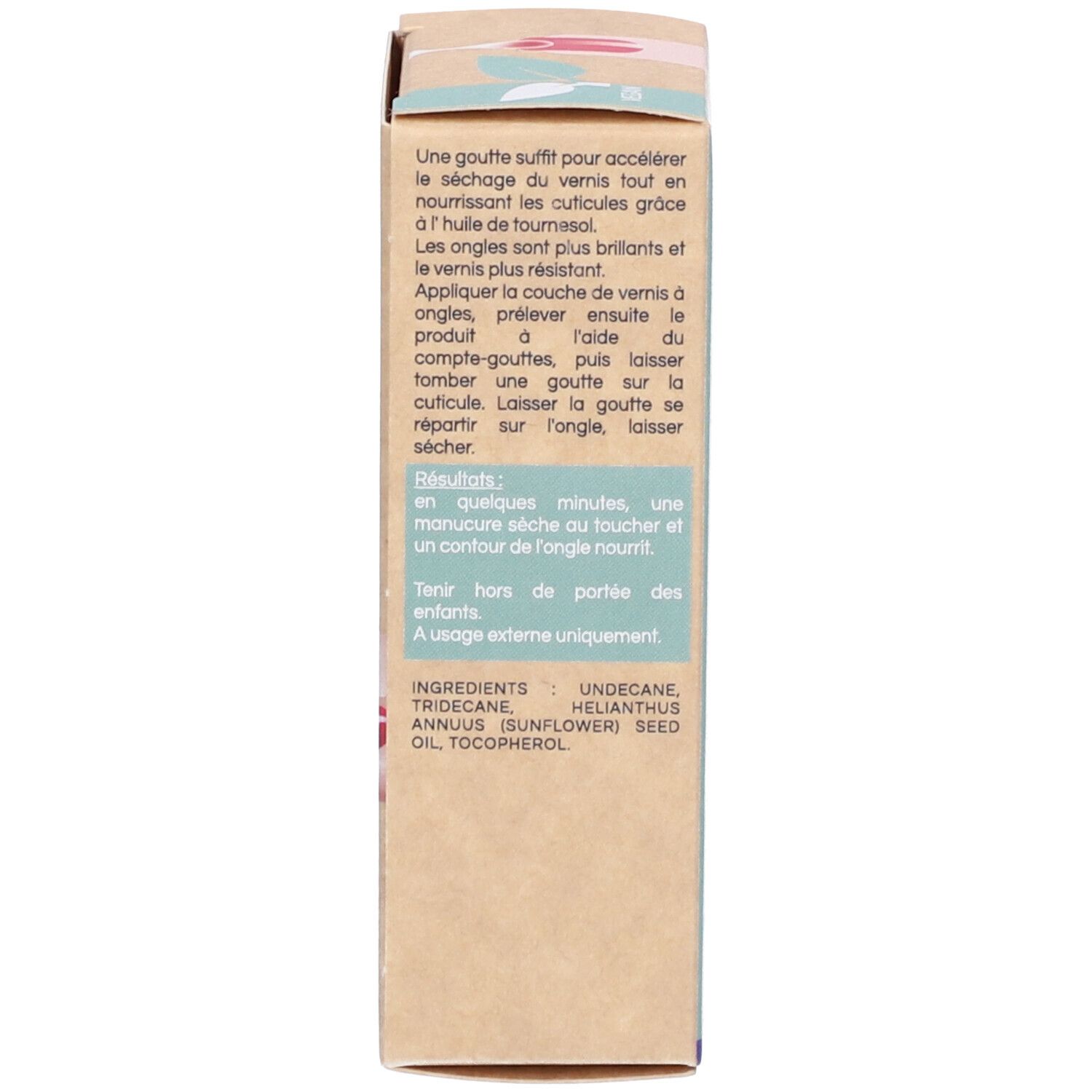 VITRY Vernis Be green Gouttes séchage express