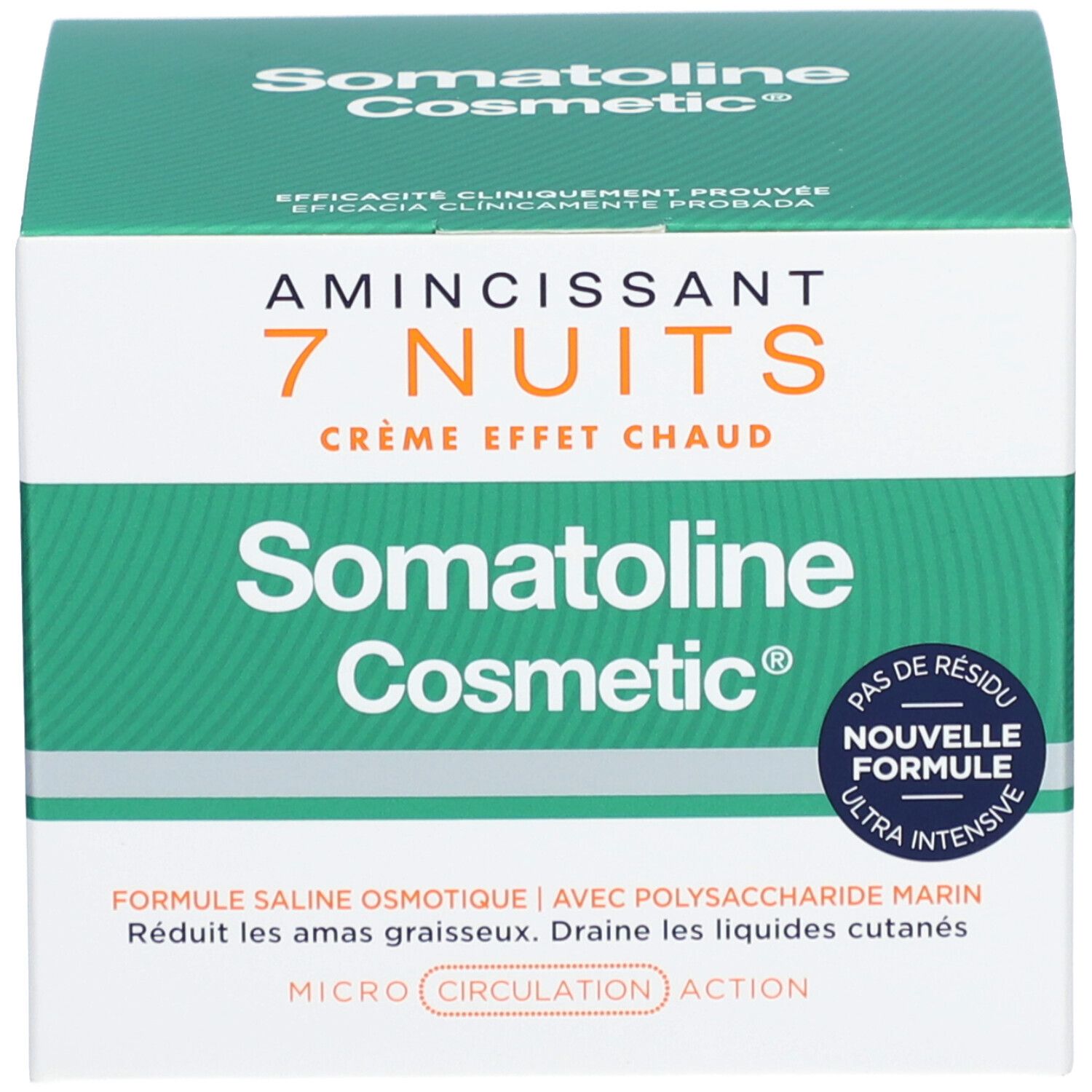 Somatoline Cosmetic Amincissant 7 Nuits - Crème Effet Chaud