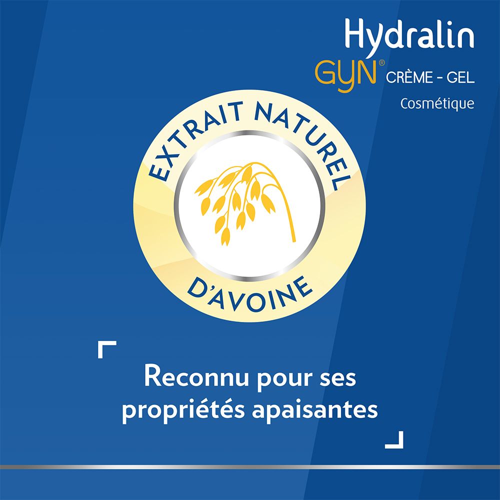HydralinGyn® Crème Gel Apaisante 35g apaise et Protège la Zone Intime