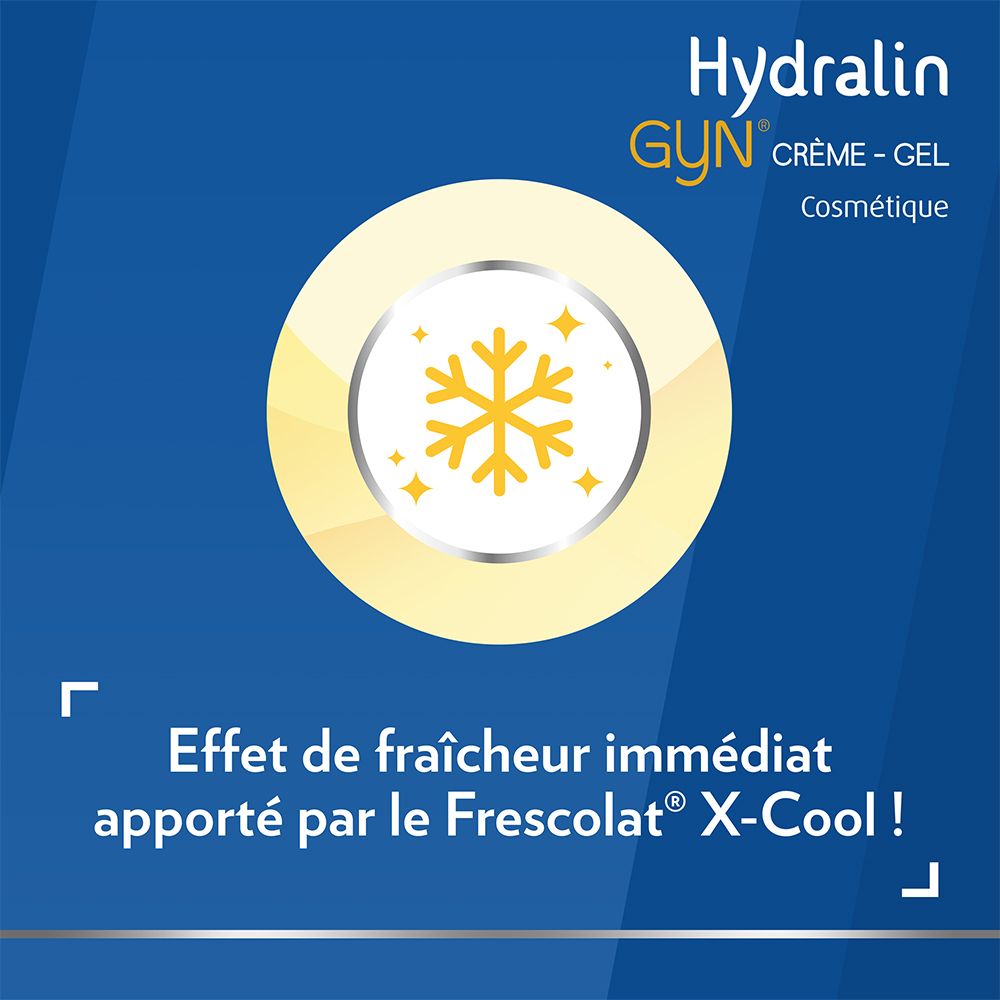HydralinGyn® Crème Gel Apaisante 35g apaise et Protège la Zone Intime