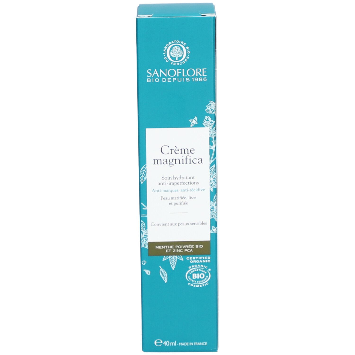 Sanoflore Magnifica Crème Hydratante Anti-Imperfections Bio