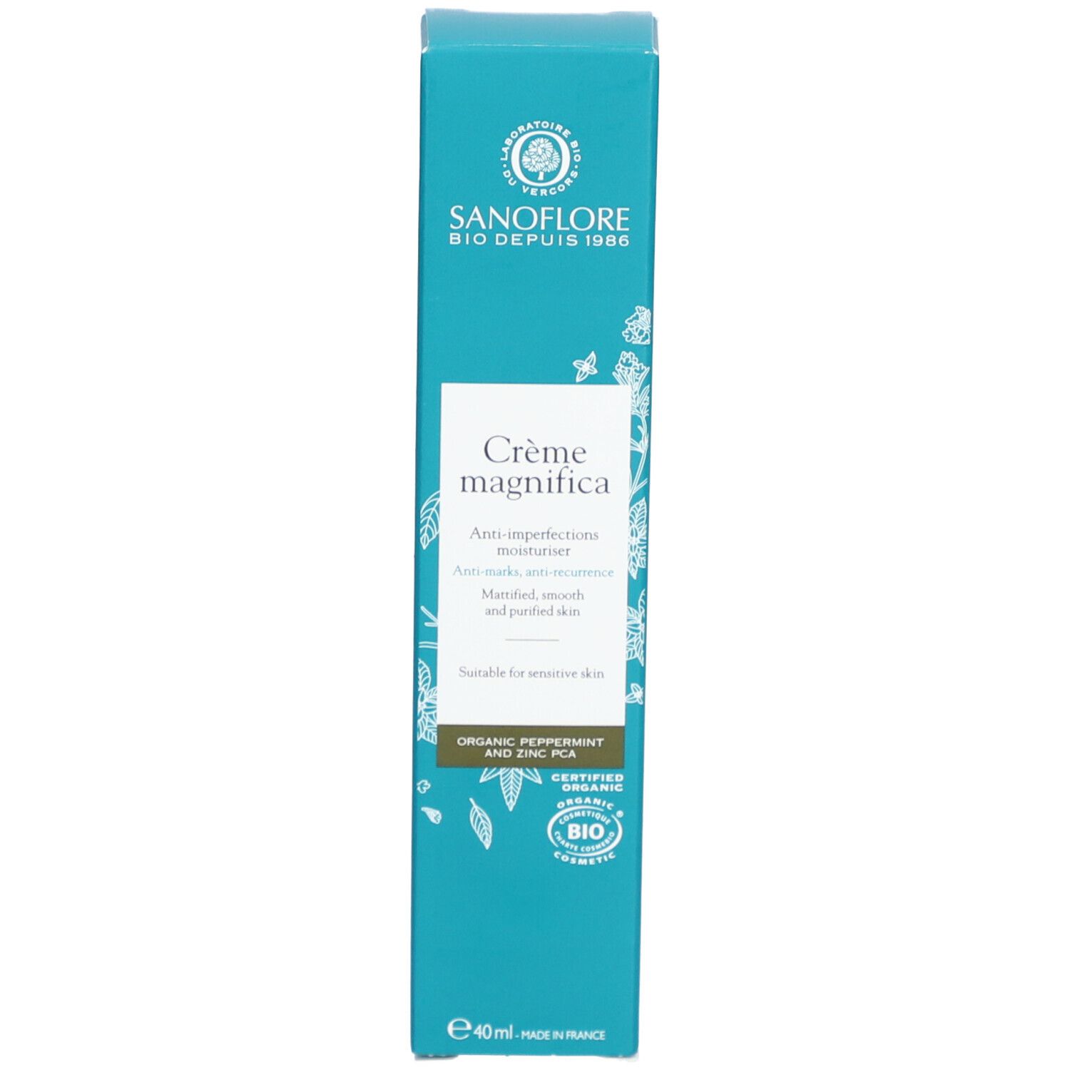 Sanoflore Magnifica Crème Hydratante Anti-Imperfections Bio
