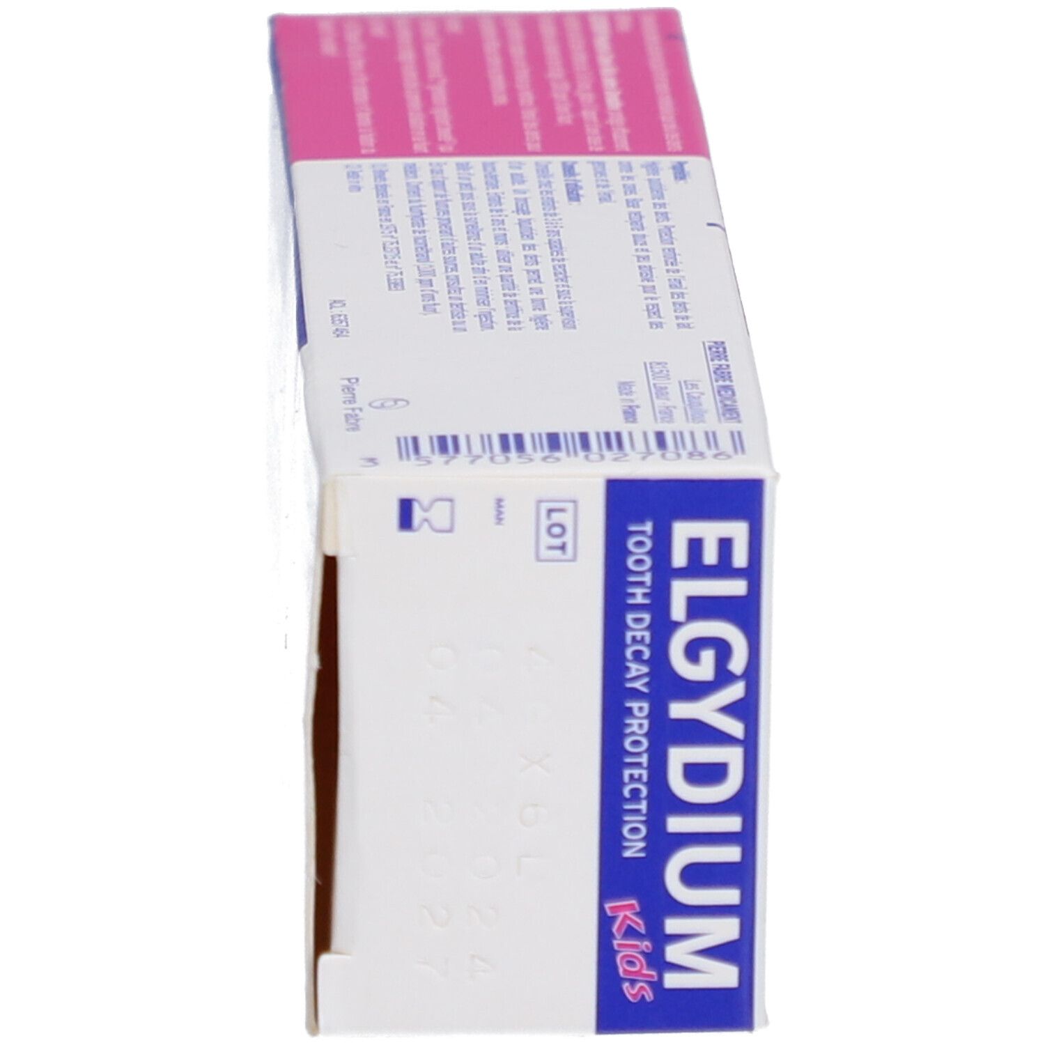Elgydium Kids Gel Dentifrice au Fluorinol | Arôme grenadine